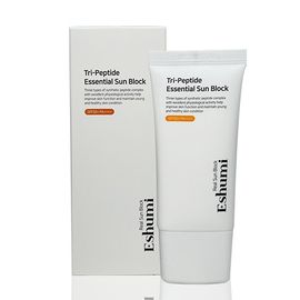 [ESHUMI] Tri Peptide Essential Sun Block 50g SPF50+ PA++++ - UV Protection, Anti-Aging, Skin Brightening, Deep Elasticity Boost - Made in Korea